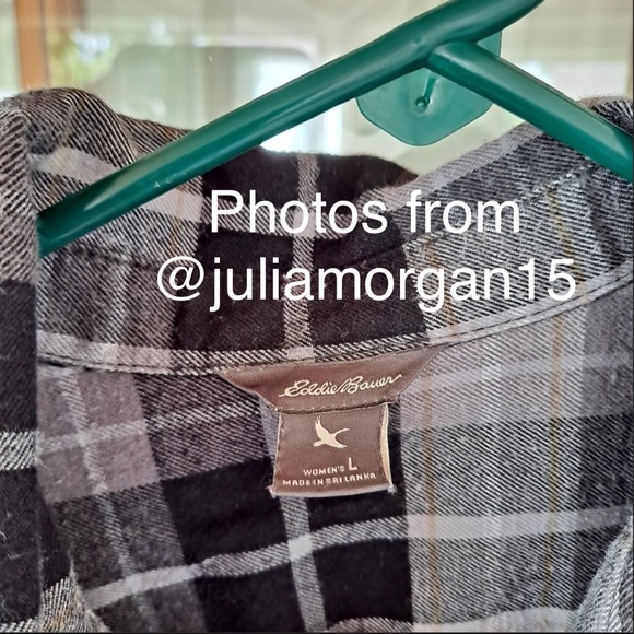 Eddie Bauer Flannel Size Large - Picture 2 of 3